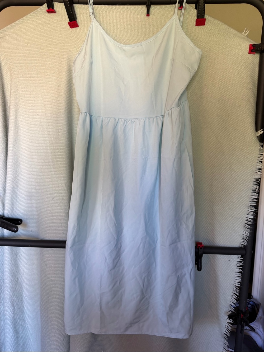 Light Blue Sleeveless Summer Dress
